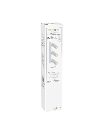NAZARÉ * REGLETA Mini GU10 3L BLANCO